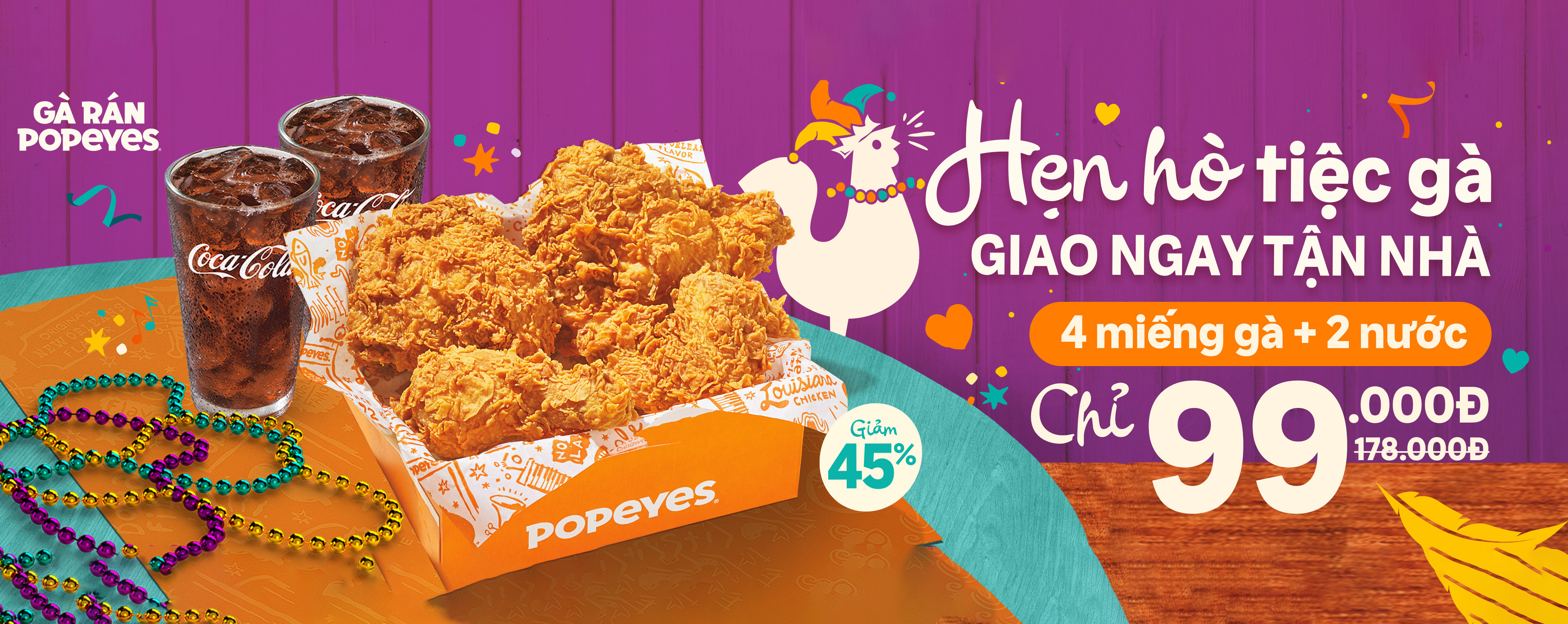 Gà Rán Popeyes HCM