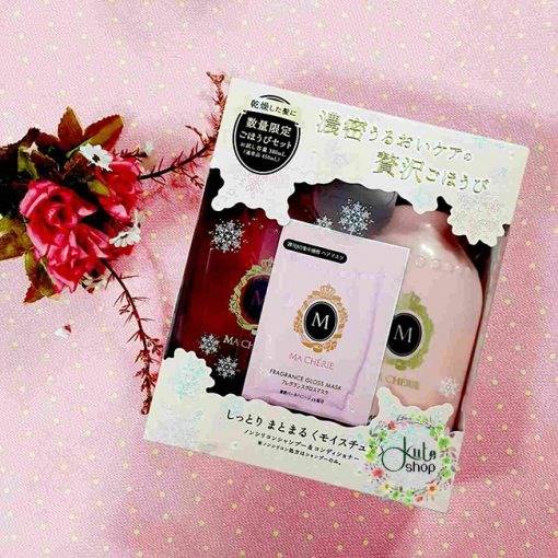 Bộ Dầu Gội Xả Shiseido Macherie 380ml – Dưỡng ẩm bóng mượt