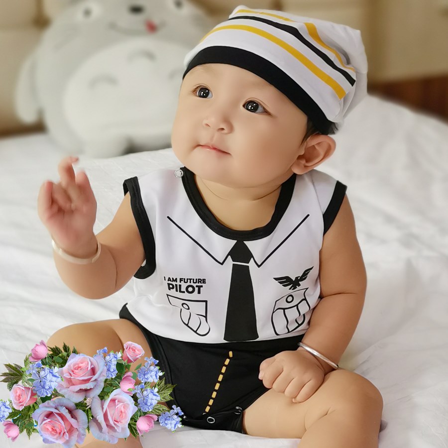 Bộ quần áo trẻ em ninja rùa, chó đốm, siêu nhân, trái cây, dâu, dứa, dưa hấu, con mèo, thể thao, đầu bếp, học sinh, phi công, bác sĩ, cao bồi, mario, công tử, con dê, gấu pool, chú voi