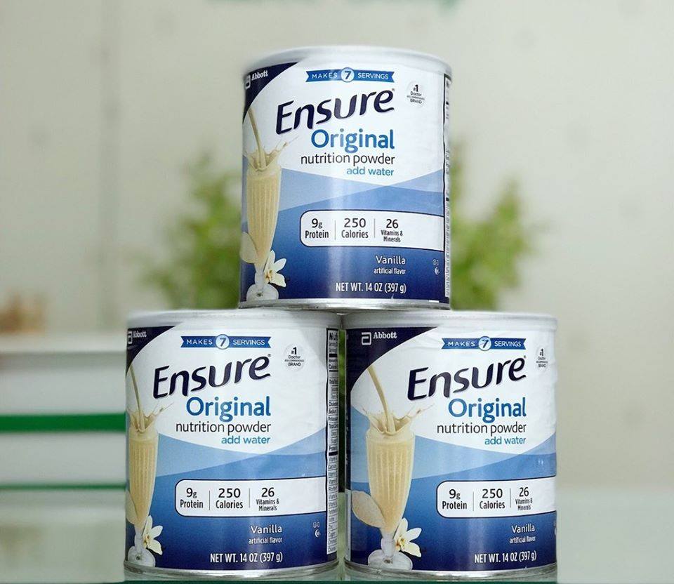 Sữa Ensure Original Powder 397g của Mỹ