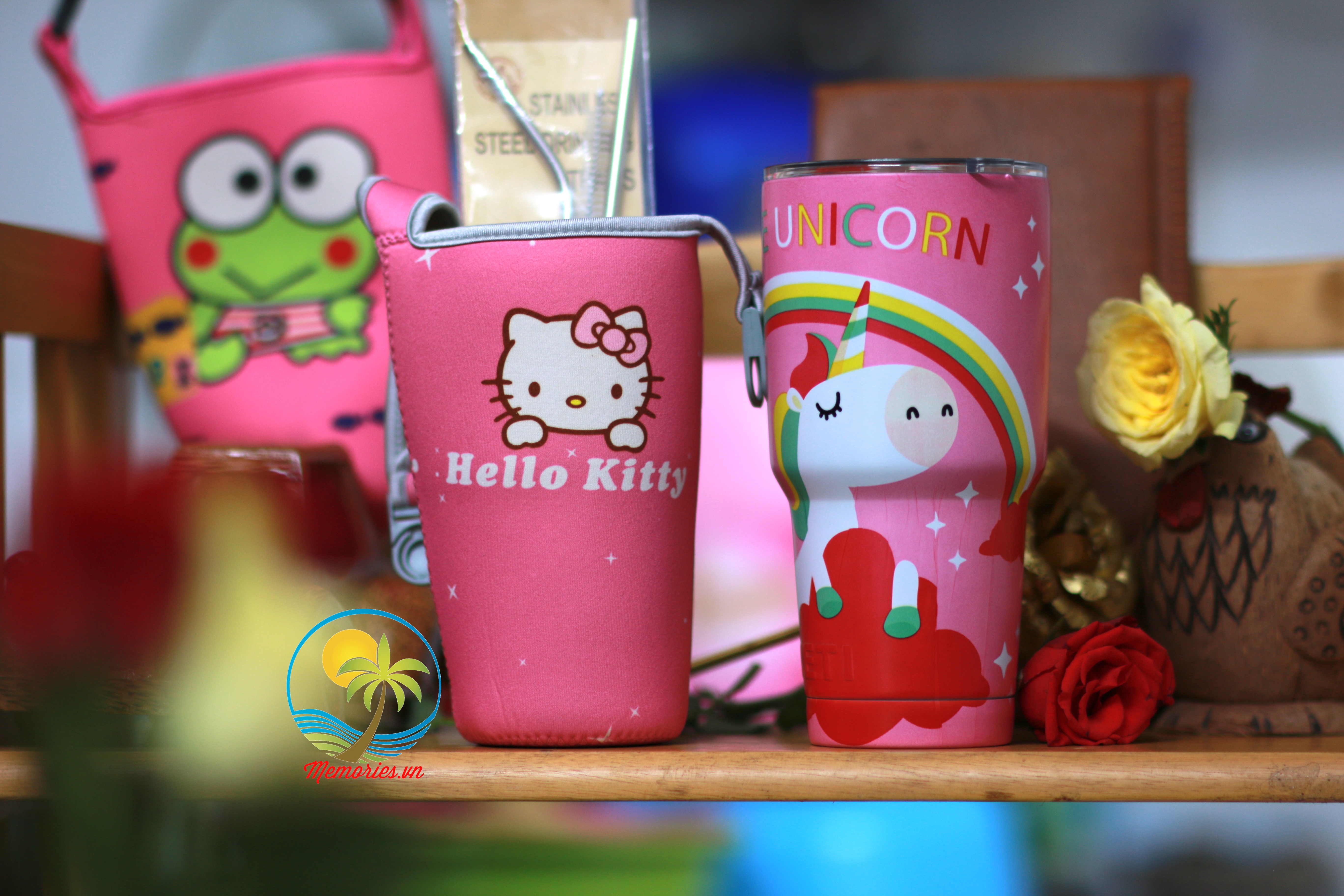 túi đựng, óng hút inox, nấp ly, Ly giữ nhiệt Yeti Thái Lan con ngựa, áo lính, galaxy, ngọn lửa, sơn nhám