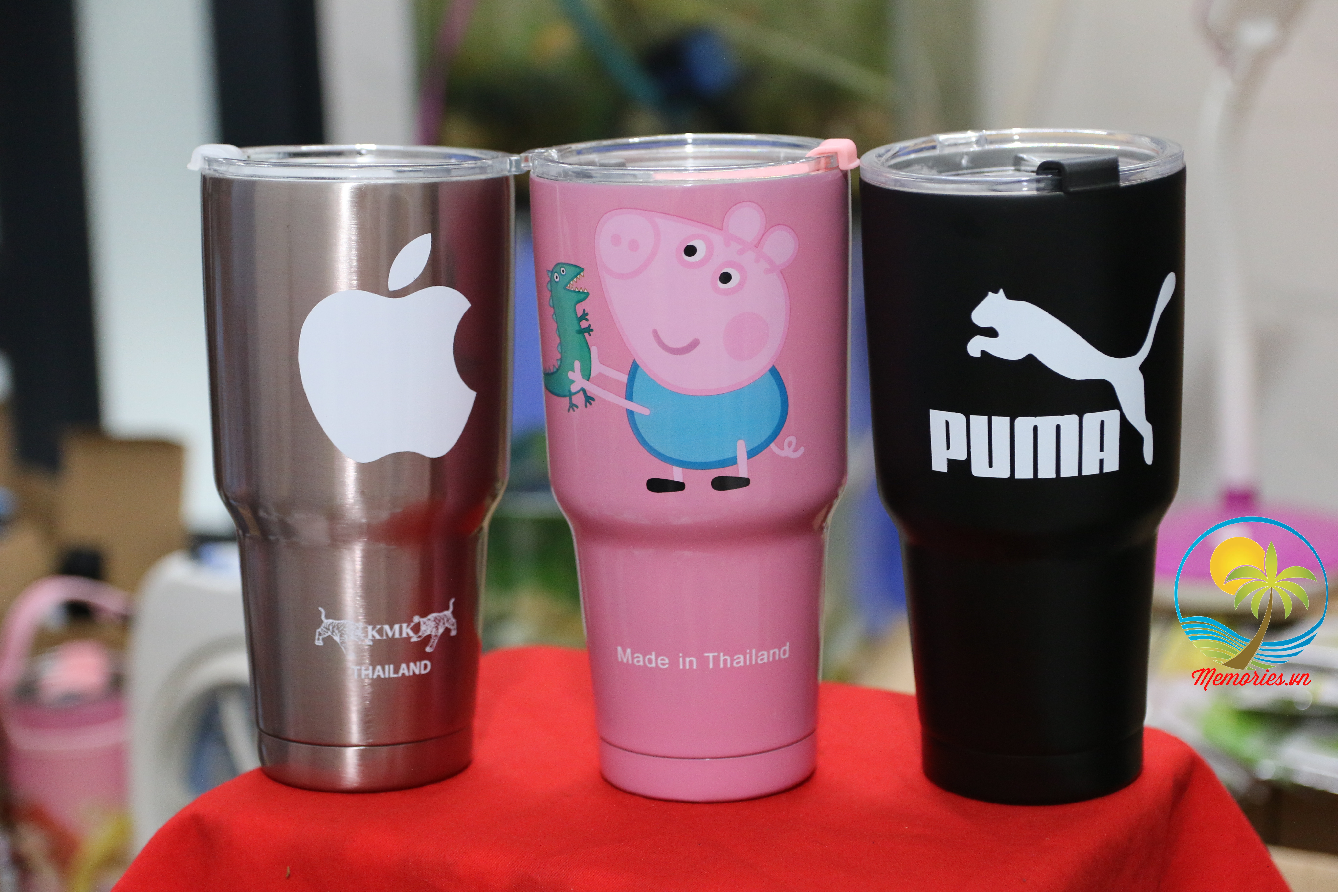 Ly giữ nhiệt Yeti Thái Lan 900ml, micky, doraemon, đội bóng, Cucci, Totoro, Apple, nàng tiên cá, MU, Chealsea, Minion, Captain Bình cách nhiệt