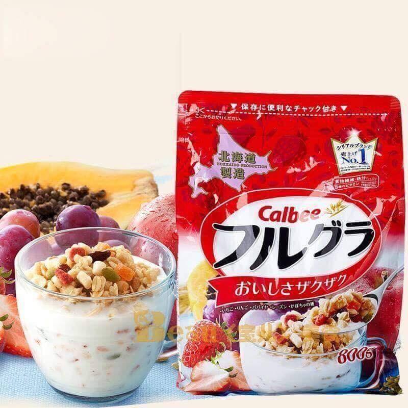 Ngũ Cốc Nhật Calbee 800g Đỏ