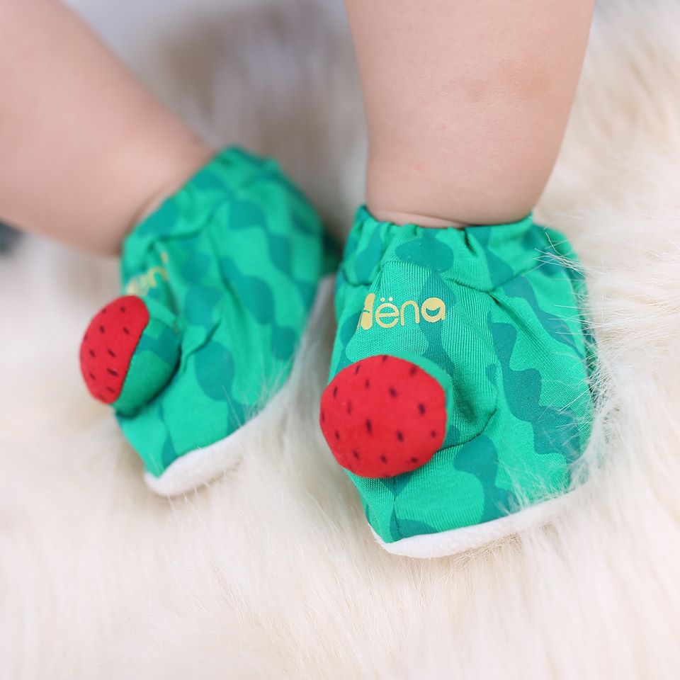 Quần Áo Body Quả Dưa Hấu Cho Bé Từ 4-15kg - Dòng Cotton Cao Cấp 4 Chiều (Kèm Nón + Vớ)