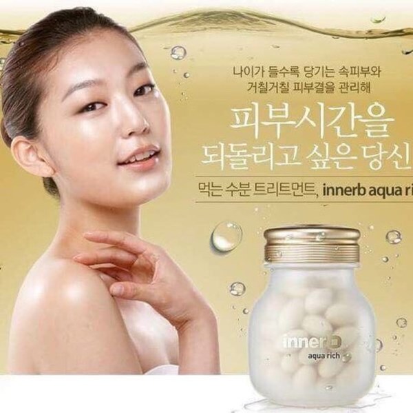 Viên Cấp Nước Và Collagen Innerb Aqua Rich 70 Viên
