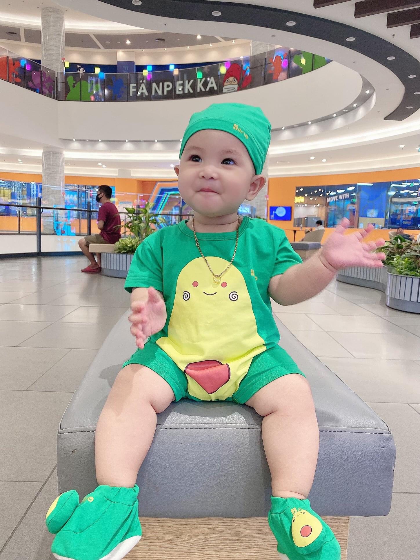 Quần Áo Body Quả Bơ Cho Bé Từ 4-15kg - Dòng Cotton Cao Cấp (Kèm Nón + Vớ)