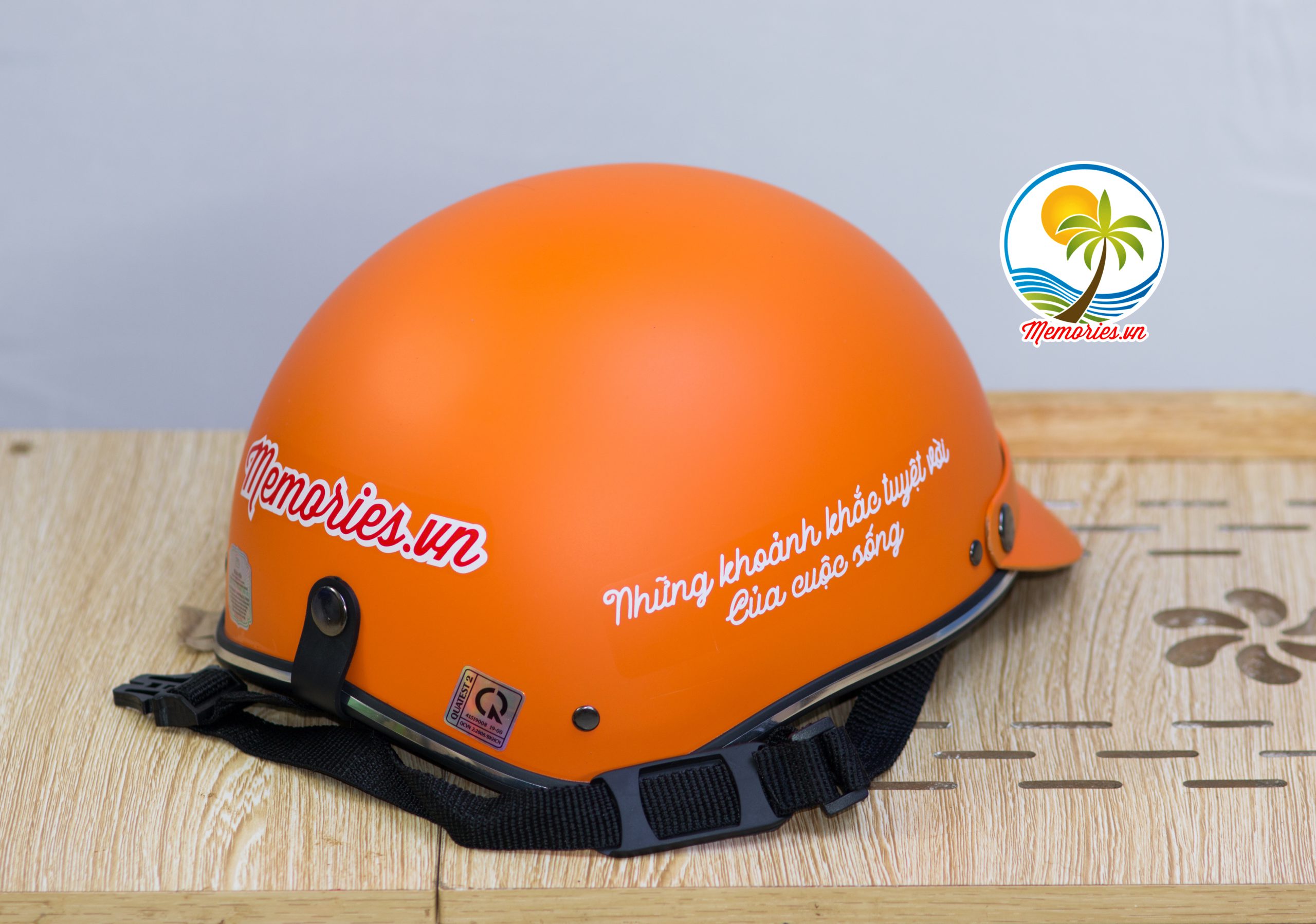 Mũ bảo hiểm thời trang cao cấp nửa đầu Haly của Memories.vn - Quà tặng trang trí handmade - Decor Craft Gifts Shop chất lượng, giá rẻ