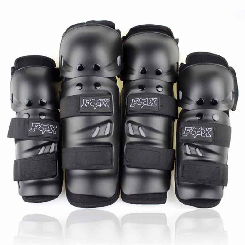 Combo bộ 4 miếng giáp nhựa FOX Racing đi phượt / chơi Patin chất lượng cao - bảo hộ xe máy / Moto - Phụ kiện Phượt & Du Lịch
