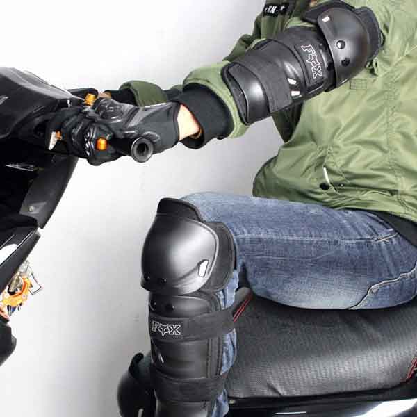 Combo bộ 4 miếng giáp nhựa FOX Racing đi phượt / chơi Patin chất lượng cao - bảo hộ xe máy / Moto - Phụ kiện Phượt & Du Lịch