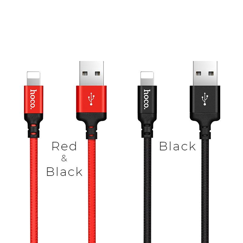 Cáp Sạc Nhanh Dây Dù Hoco X14 Lightning | Micro USB | Type C chất lượng cao - Chính Hãng 1m | 2m - Phụ kiện phượt, du lịch Memories.vn