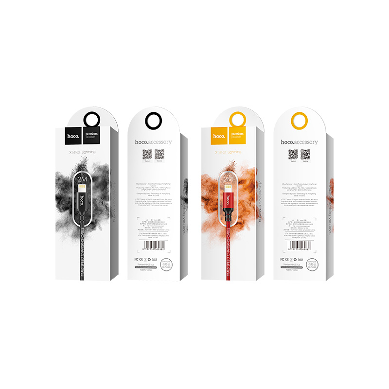 Cáp Sạc Nhanh Dây Dù Hoco X14 Lightning | Micro USB | Type C chất lượng cao - Chính Hãng 1m | 2m - Phụ kiện phượt, du lịch Memories.vn