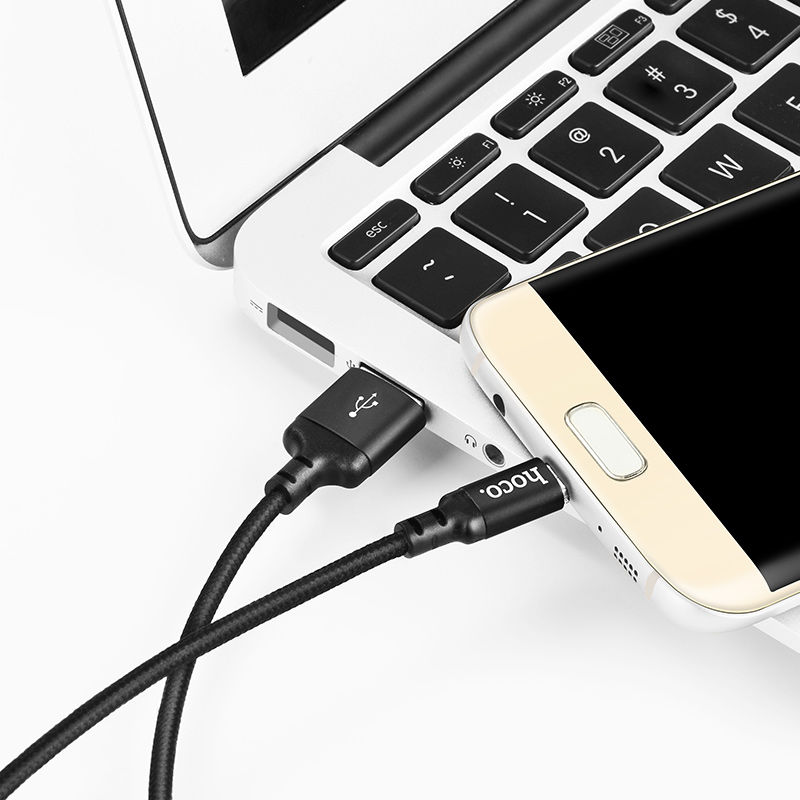 Cáp Sạc Nhanh Dây Dù Hoco X14 Lightning | Micro USB | Type C chất lượng cao - Chính Hãng 1m | 2m - Phụ kiện phượt, du lịch Memories.vn