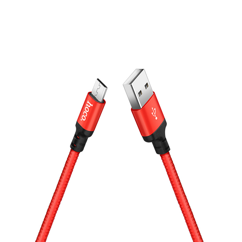 Cáp Sạc Nhanh Dây Dù Hoco X14 Lightning, Micro USB, Type C chất lượng cao - Chính Hãng 2m