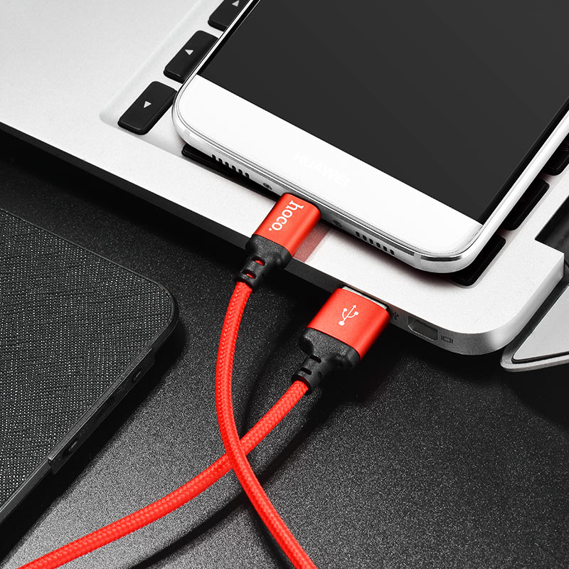 Cáp Sạc Nhanh Dây Dù Hoco X14 Lightning | Micro USB | Type C chất lượng cao - Chính Hãng 1m | 2m - Phụ kiện phượt, du lịch Memories.vn