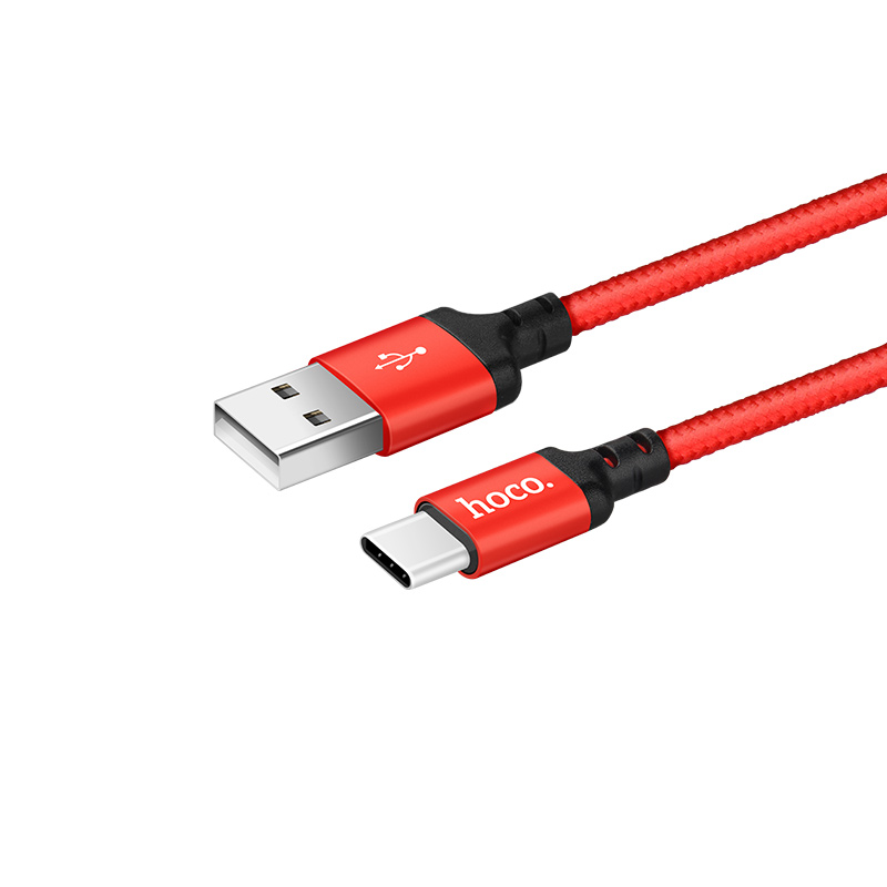 Cáp Sạc Nhanh Dây Dù Hoco X14 Lightning, Micro USB, Type C chất lượng cao - Chính Hãng 2m