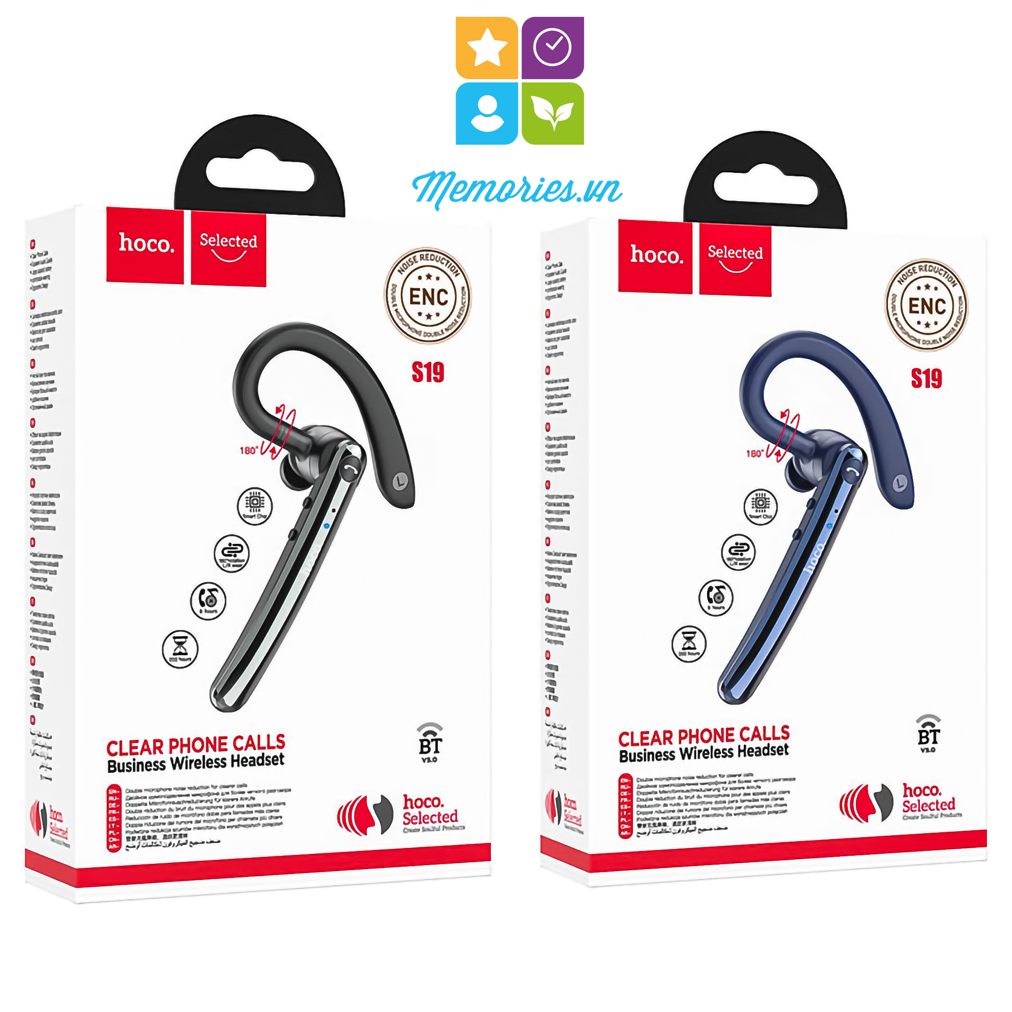 Micro thu &acirc;m kh&ocirc;ng d&acirc;y Hoco S31 cổng USB type C / Lightning c&agrave;i &aacute;o + Hoco S19 Bluetooth 5.0 ENC giảm ồn ch&iacute;nh h&atilde;ng cho điện thoại, iPhone, iPad - quay video, livestream, học online