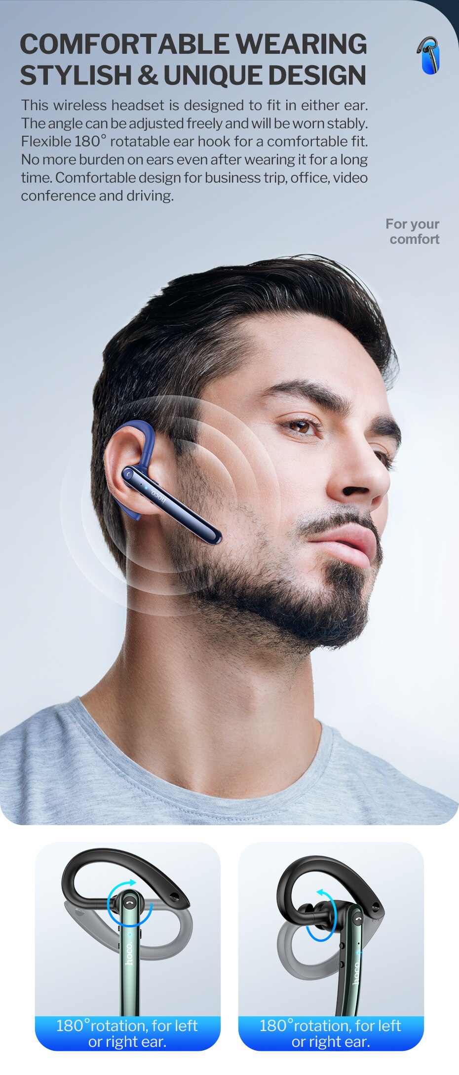 Micro thu &acirc;m kh&ocirc;ng d&acirc;y Hoco S31 cổng USB type C / Lightning c&agrave;i &aacute;o + Hoco S19 Bluetooth 5.0 ENC giảm ồn ch&iacute;nh h&atilde;ng cho điện thoại, iPhone, iPad - quay video, livestream, học online